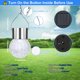 thumbnail image 5 of 12 luces solares colgantes para exteriores, luces de bola de cristal con energía solar, impermeables, para colgar en el árbol, luces de globo para exteriores, luz blanca diurna, 5 of 5