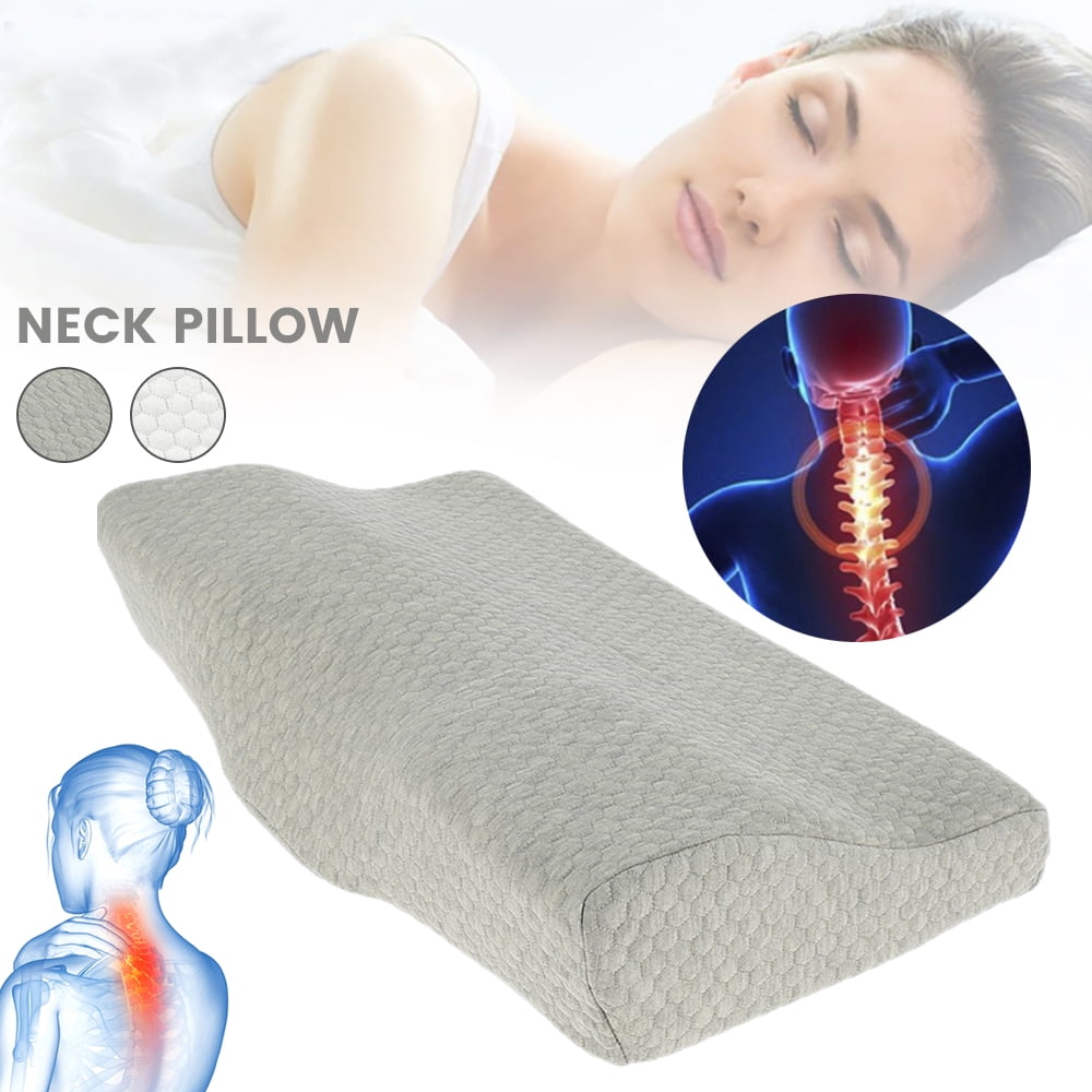 Contour Memory Foam Pillow Neck Back Support Orthopaedic Firm Head My Pillows 