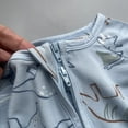 thumbnail image 2 of Emy Dola Viscose from Bamboo Baby Pajamas Boys Mittens Cuff 2 Way Zipper Soft Footless Sleeper Baby Boy One-Piece Romper, 2 of 8