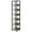 Light Grey, variant on Spaco 6-Tier Corner Shelf, Narrow Etagere Bookshelf Storage Rack, Bookshelf for Indoor, White