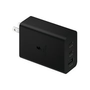 Samsung 65W Trio PoweS22 Adapter - W/O Cable, Black - EP-T6530NBEWMT
