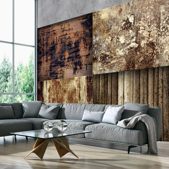 Tiptophomedecor Abstract Wallpaper Wall Mural - Illuminated Texture