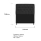 thumbnail image 3 of Cabecera Lady king size - Negro WEIK Lady, 3 of 3
