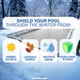 thumbnail image 2 of Swimline Hydrotools Silver King Winter Pool Cover for 16 x 40 Ft Inground Rectangle Pools, 2 of 7