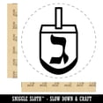thumbnail image 2 of Dreidel Dreidl Jewish Hanukkah Gimel All Self-Inking Rubber Stamp Ink Stamper - Red Ink - Large 1-1/2 Inch, 2 of 7