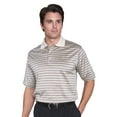 thumbnail image 1 of Monterey Club Men's Pima Cotton Jacquard Golf Polo Shirt #1388, 1 of 2