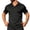 01# Black, variant on IhhxPro Men's Performance Collared Shirt Quick Dry Short Sleeve Breathable Work Golf Casual Slim Fit Stretch Cotton Summer S-3XL