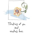 thumbnail image 5 of Sympathy Greeting Card (5" x 7") by Art from the Heart | 3 Pack + 3 Envelopes (Loved One Flowers), 5 of 5