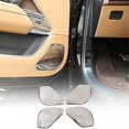thumbnail image 2 of For Sport 2023 Speaker Cover Decoration Sticker Stereo Speaker Cover Frame, Bright Silver, 2 of 5