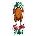 thumbnail image 1 of Autumn Leaves Happy Friendsgiving Turkey Banner for Thanksgiving Celebration Fall Party Indoor Decor, 1 of 5