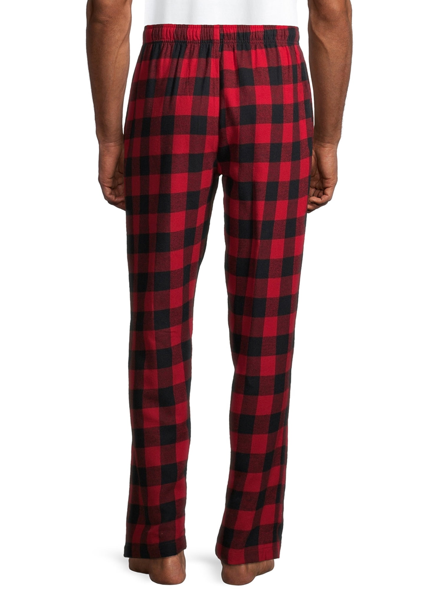 Hanes Men's and Big Men's 100% Cotton Flannel Pajama Pants, 2-Pack