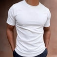 thumbnail image 2 of Awdenio Shirts for Men Fashion Oversized Tshirts Casual Short Sleeve Crew Neck Solid Workout Tee Quick Dry Lightweight T-Shirt, 2 of 9