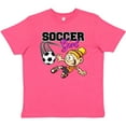 thumbnail image 3 of Inktastic Soccer Girl Youth T-Shirt, 3 of 5