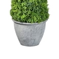 thumbnail image 3 of National Tree Company 16 Inch Artificial Topiary Cone Plant with Pot, 3 of 3