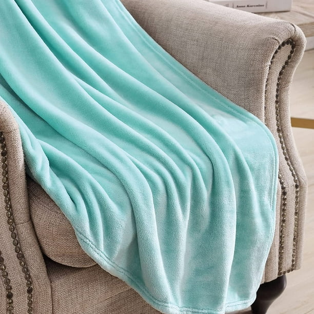 Powder blue throw blanket hotsell