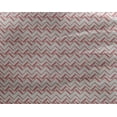 thumbnail image 4 of oneOone Georgette Viscose Pastel Red Fabric Chevron Geometric Sewing Material Print Fabric by The Yard 42 Inch Wide, 4 of 4