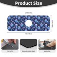 thumbnail image 2 of Sikiie Skull blue crystal flower Splash Guard for Sink Faucet-1 PC Super Absorbent Fast Drying Mat Sink Gadgets-Splash Guard for Kitchen, Sink Mat, 2 of 7