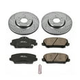 thumbnail image 3 of PowerStop Front Z23 Evolution Sport Carbon-Fiber Ceramic Brake Pad and Drilled & Slotted Rotor Kit Fits: KIA Select Models K6935, 3 of 10