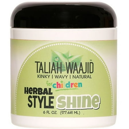 Taliah Waajid Kinky, Wavy, Natural Herbal Style & Shine, 6 oz (Pack of