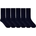 thumbnail image 4 of Yacht & Smith Men and Women Value Pack of Ring Spun Cotton Crew Diabetic, Nephropathy Socks (Womens 6 Pairs Navy), 4 of 4