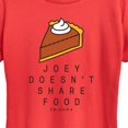 thumbnail image 2 of Friends - Joey Doesn't Share Food - Women's Short Sleeve Graphic T-Shirt, 2 of 5