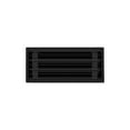 thumbnail image 2 of BUILDMART - 16x6 Modern AC Vent Cover - Decorative Black Aluminum Air Vent - Standard Linear Slot Diffuser - Heating and Cooling Register Grille for Ceiling, Walls & Floors - Texas Buildmart, 2 of 8