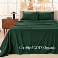 thumbnail image 3 of Bare Home Organic Flannel Sheet Set - 100% Organic Cotton - Deep Pocket - 4-Pieces - Full, Forest Green, 3 of 10