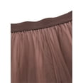 thumbnail image 2 of Franhais Lady ´s Fashionable Solid Color Mesh Skirt, Irregular Elastic Tulle Bubble Skirt, Daily Life and Vacation, 2 of 7