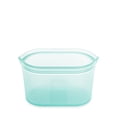 thumbnail image 1 of Bolsas reutilizables para almacenar alimentos, con cierre de cremallera, tamaño mediano, silicona, color verde azulado, 1 of 9