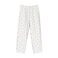 thumbnail image 4 of Xecao Rabbit And Carrot Men's Straight Lounge Pajama Pants: The Ultimate in Comfortable Sleepwear, 4 of 9