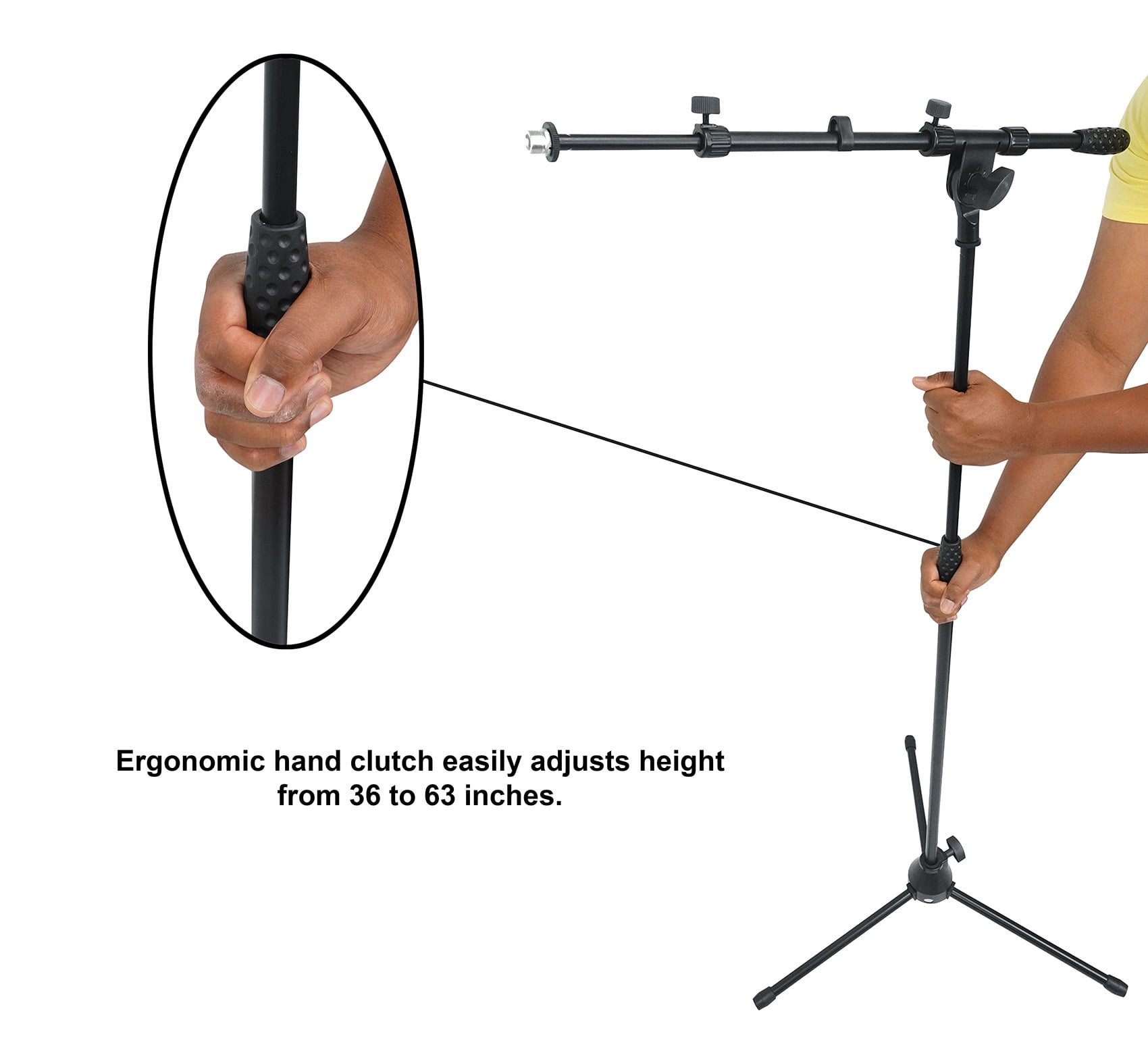 2 Rockville RMP-XLR Dynamic Cardioid Pro Microphones+10' XLR Cables+Clips+Stands