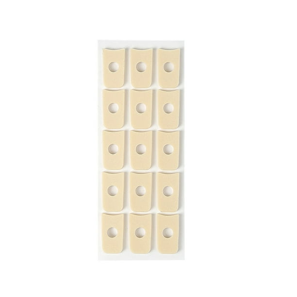 Seitruly 15 unids/set de esponja de látex para callos, portátil, autoadhesivo, antideslizante, a prueba de golpes, para caminar, zapato de Type2 NO2