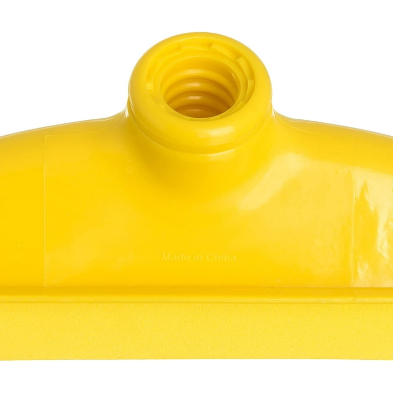 24 in. Long Double Foam Blade Yellow Plastic Squeegee without Handle (Case  of 6) 