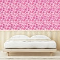 thumbnail image 3 of Ambesonne Rose Peel & Stick Wallpaper for Home, Classic Farmhouse Rosy Flowers, 13"x36", Pink Magenta Blush, 3 of 5