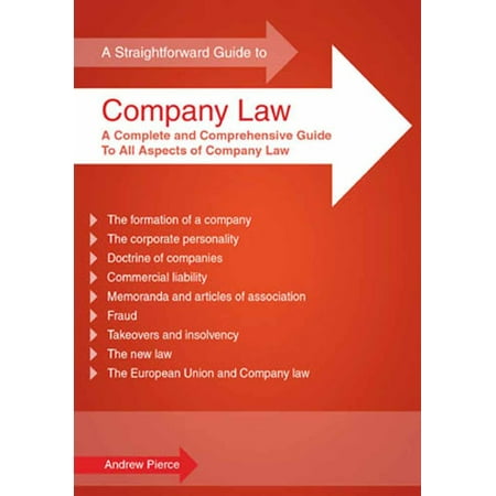 Straightforward Guide To Company Law - eBook (Best Company Law Textbook)