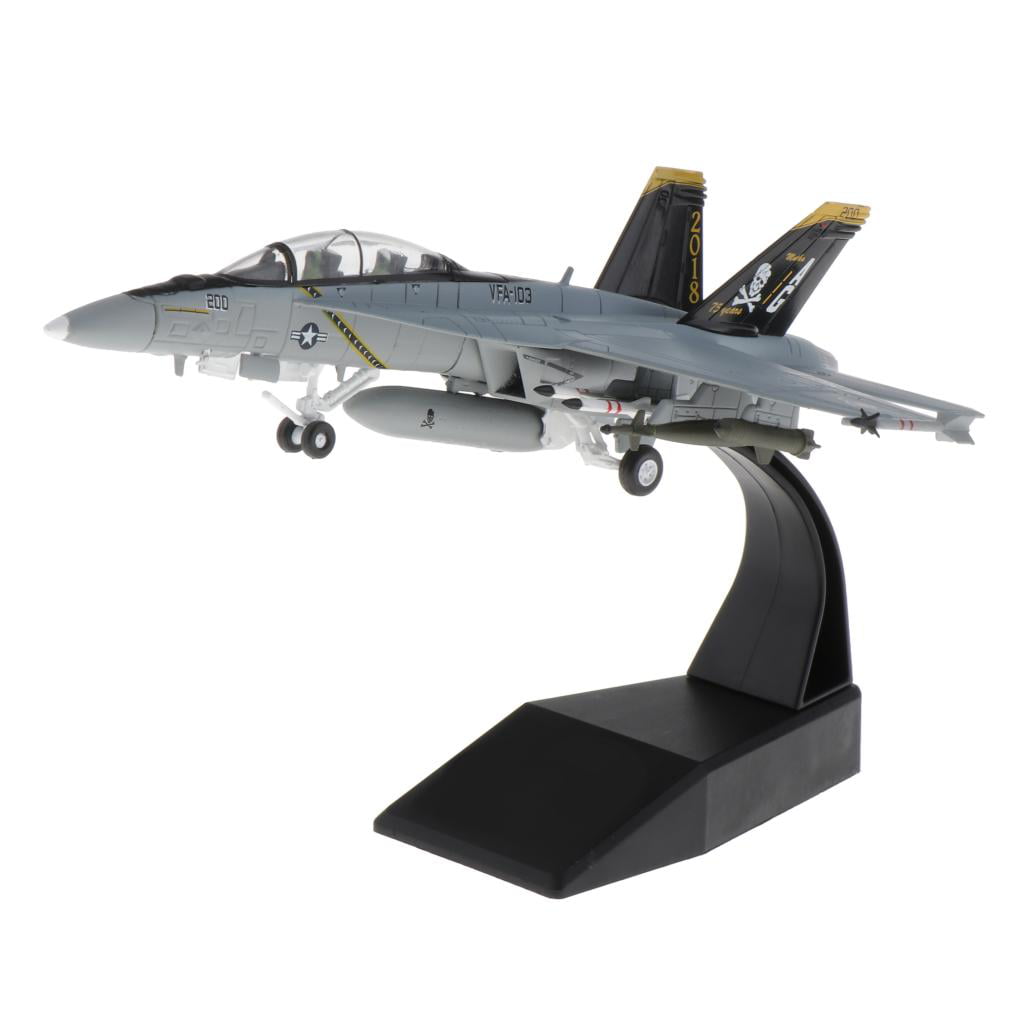 1/100 F/A-18 Strike Army Model Airplane w/ Dispaly Stand Home Ornaments 