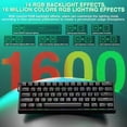 thumbnail image 2 of Restored AULA WIN60 HE - 60% Mechanical Gaming Keyboard Wired, Magnetic Switch Hot Swappable, Adjustable Actuation Rapid Trigger Mode, 8000 Hz Polling Rate, RGB Small Keyboard, 2 of 6