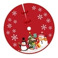 thumbnail image 3 of Christmas Tree Skirt Base Cover 90cm Bottom Decor for Festival Party Holiday C, 3 of 8
