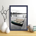 thumbnail image 4 of Scholartree 5-in-1 Wood Picture Frames Set, Front Loading Basic Tabletop A4 Picture Frame, Blue, 4 of 4