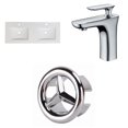 thumbnail image 1 of American Imaginations 48.75-in. W 3H8-in. Ceramic Top Set In White Color - Overflow Drain Incl. AI-24181, 1 of 9