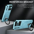 thumbnail image 3 of For Samsung Galaxy S21 Plus Armor Case Stand, [Compatible with MagSafe] Military Grade Drop Protection Rugged Shockproof Grip Hard Heavy Duty Bumper Car Magnetic Cover, Lightblue, 3 of 10