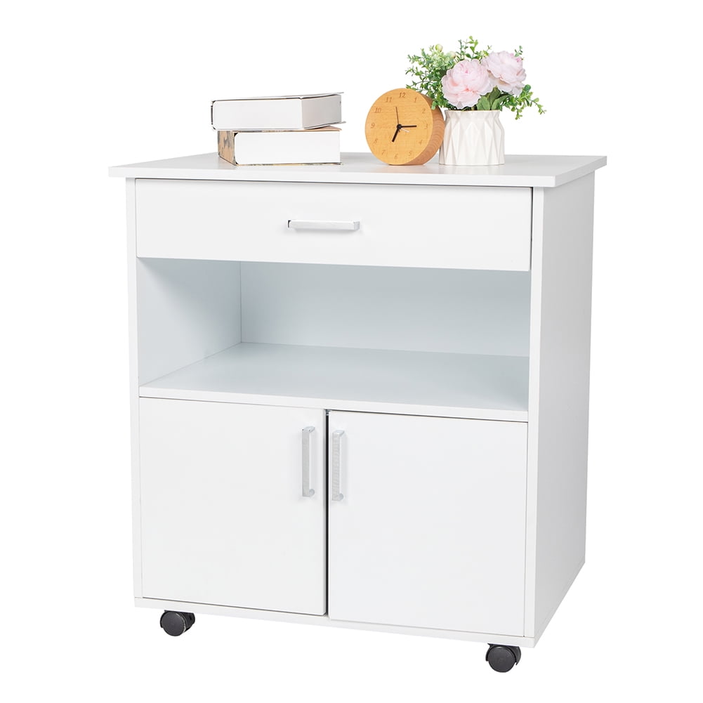 Private Jungle One Drawer One Layer Frame Double Doors MDF And PVC Wooden Filing Cabinet White Private Jungle One Drawer One Layer Frame Double Doors MDF And PVC Wooden Filing Cabinet White
