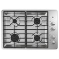 thumbnail image 1 of GE Plaque de Cuisson à Gaz Encastrée 30 Pouces en Acier Inoxydable - JGP3030SLSS, 1 of 3