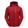 thumbnail image 1 of Men‘s Hooded Waterproof And Windproof Thin Jacket Top Blouse Coat, 1 of 4