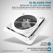 Hike Crew 14 RV Vent Fan, Adjustable, with Remote Control, 1-Piece
