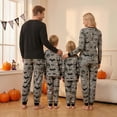 thumbnail image 5 of Nibbcoa Halloween Pajamas for Family Pumpkin Print Long Sleeve Tops + Pants Set, 5 of 10