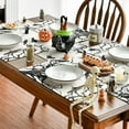 thumbnail image 6 of Tree Crows Halloween Placemats Set of 4, 12x18 Inch Branches Fall Table Mats for Outdoor Home Party Kitchen Dining Decoration (2,30x45cm,Strip), 6 of 7