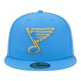 thumbnail image 2 of Men's New Era  Light Blue St. Louis Blues Core 59FIFTY Fitted Hat, 2 of 5