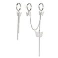 thumbnail image 1 of Femmes Doigt Bijoux Alliage - 2PCS Papillon Punk Chaîne Doigt Bagues Ouvertes, 1 of 10