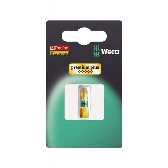 Wera 05073332001 Series 1 851/1 BDC SB Diamond Coated Bit, Phillips PH 1